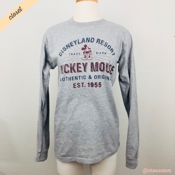 Disney Other - [Disneyland Resort] Retro Print Long Sleeve Shirt